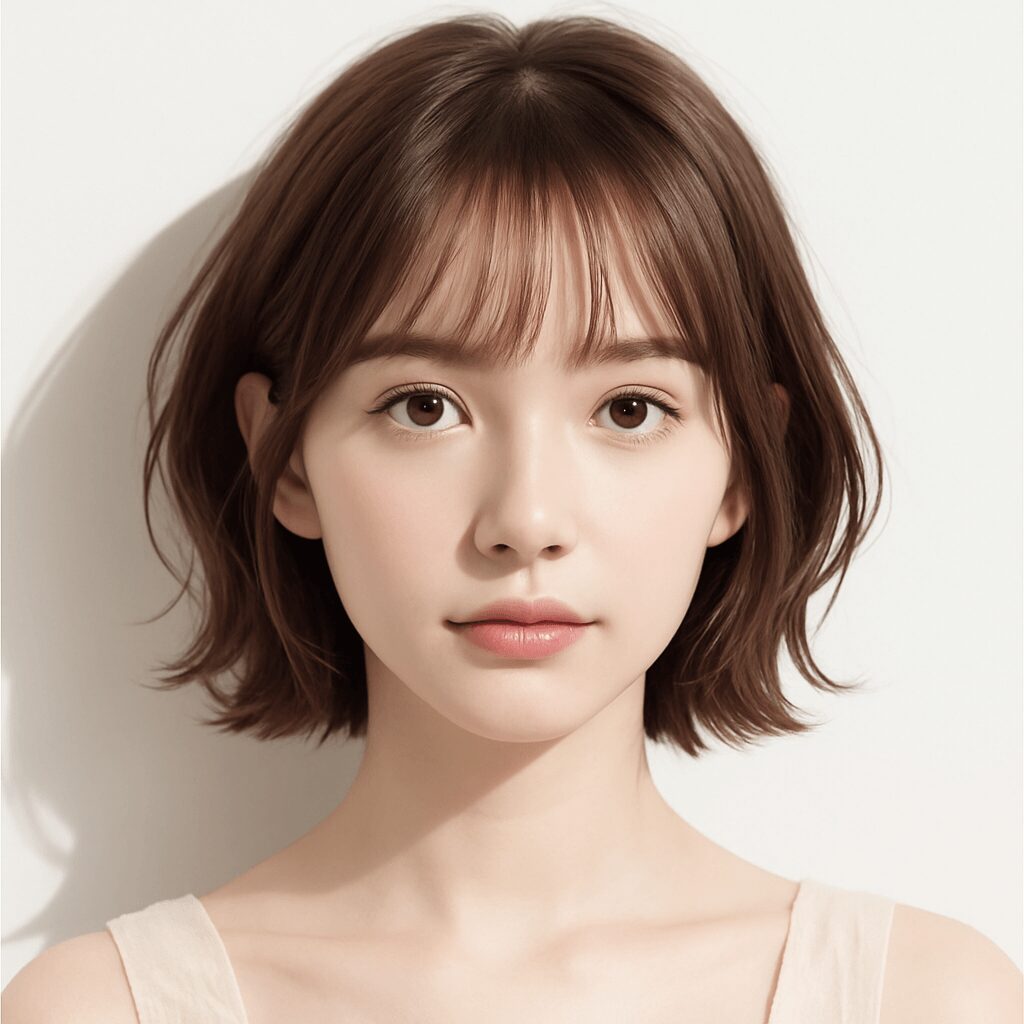 ショートヘアの女性